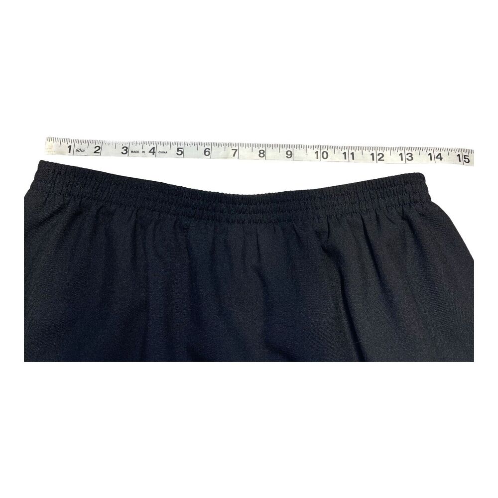 Blair A-Line Skirt Women's 12 Black 100% Polyester Elastic Waist Pleated Pull-On - Picture 4 of 6